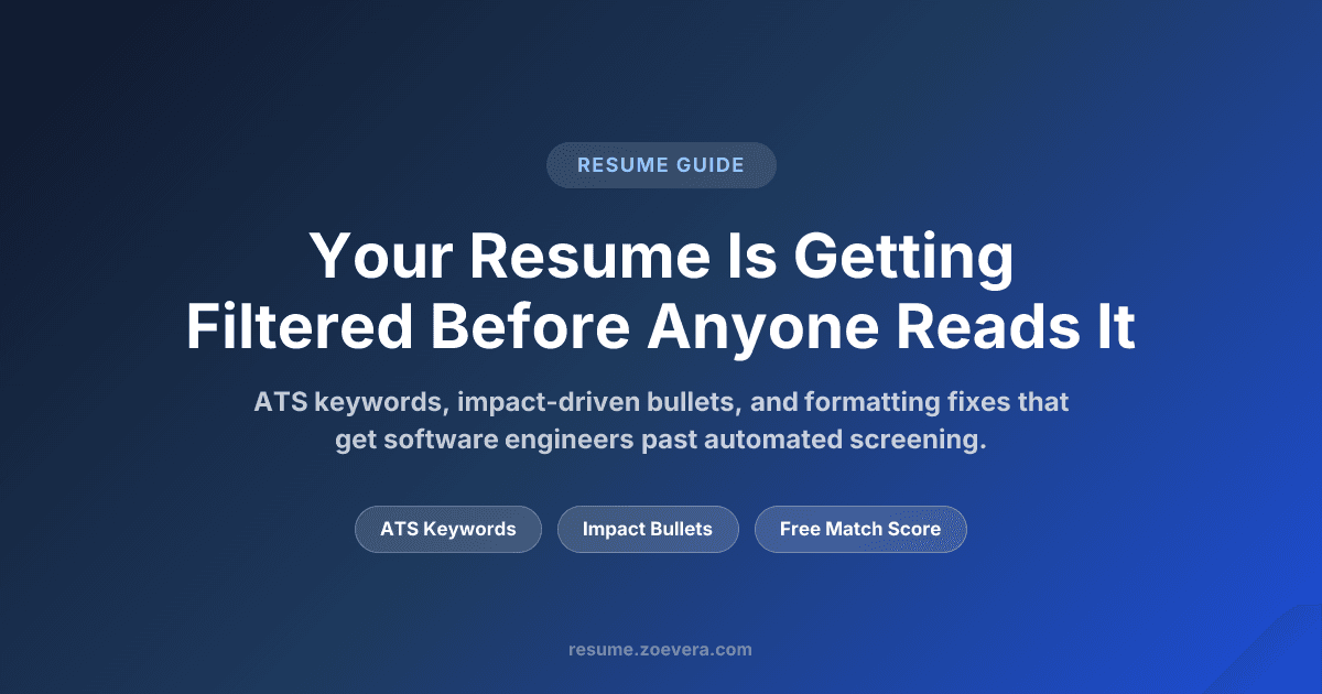 Your Resume Is Getting Filtered Before Anyone Reads It